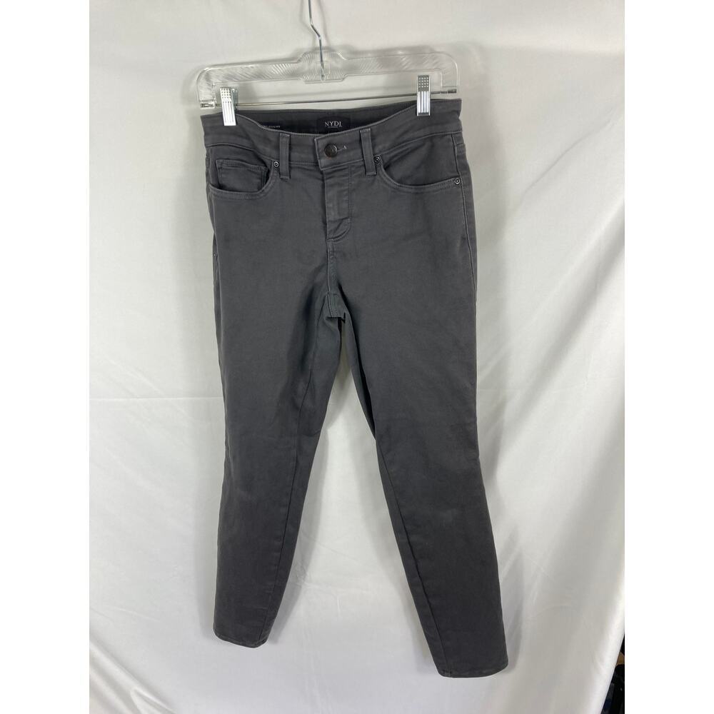 NYDJ Ami Skinny Lift Tuck Jegging Grey Size 4 - Picture 2 of 4